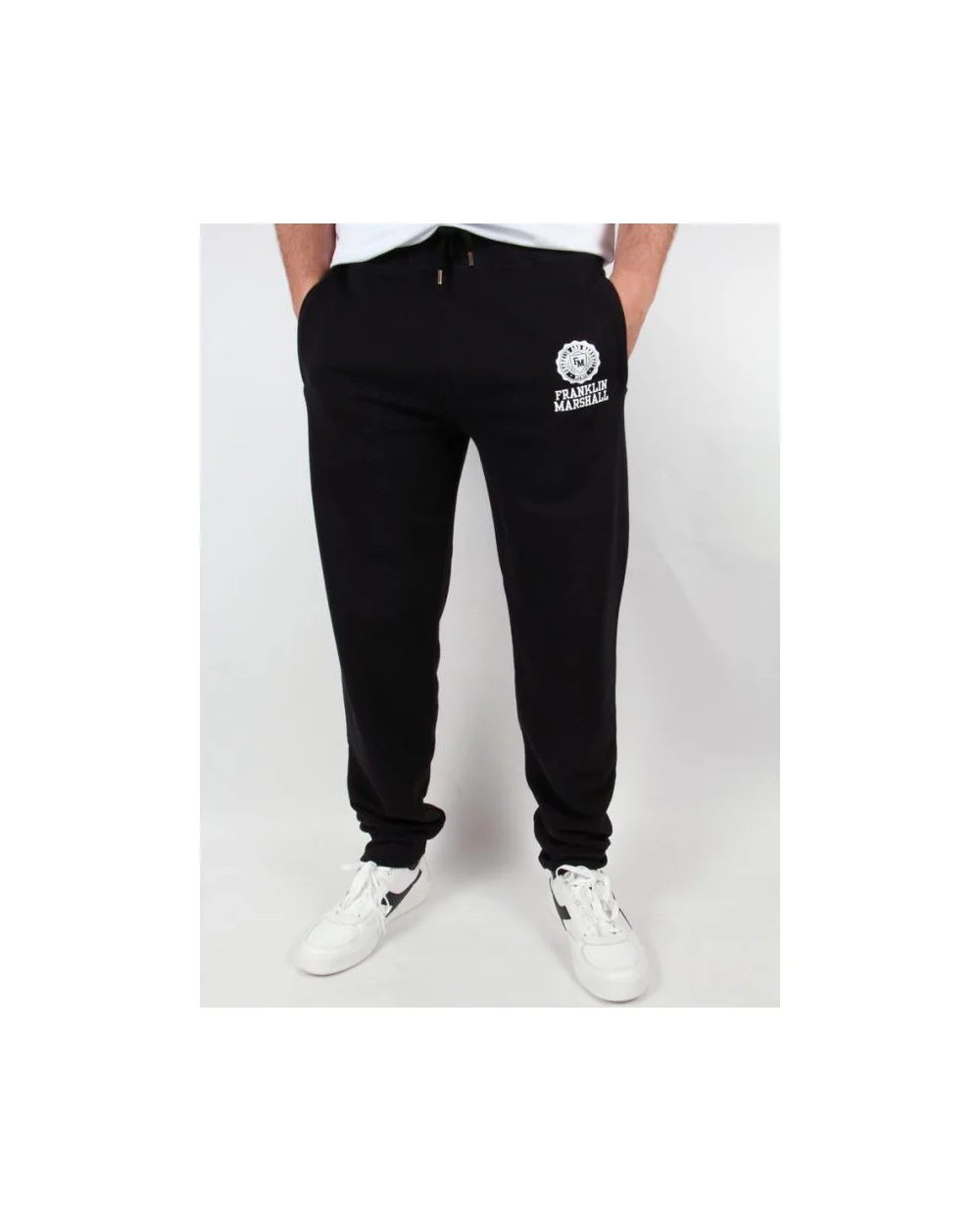 Franklin And Marshall Fleece Tracksuit Bottoms Black