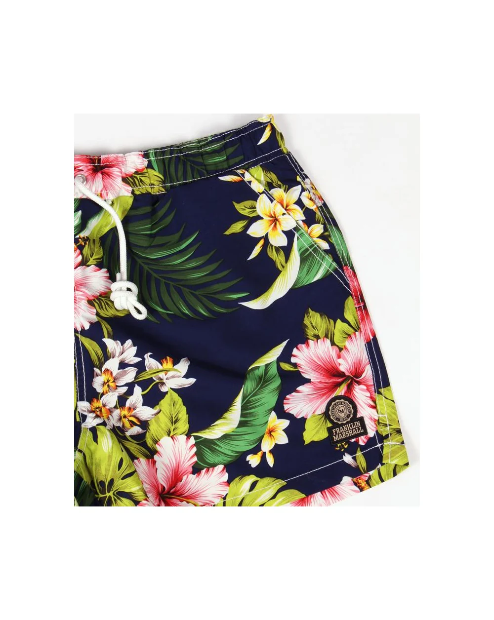 Franklin And Marshall Floral Swim Shorts Floral - Image 2