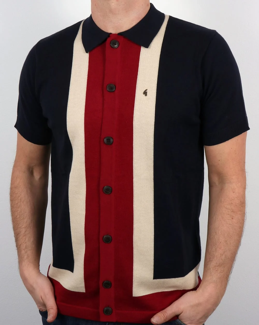 Gabicci Vintage Angelo Polo Shirt Navy