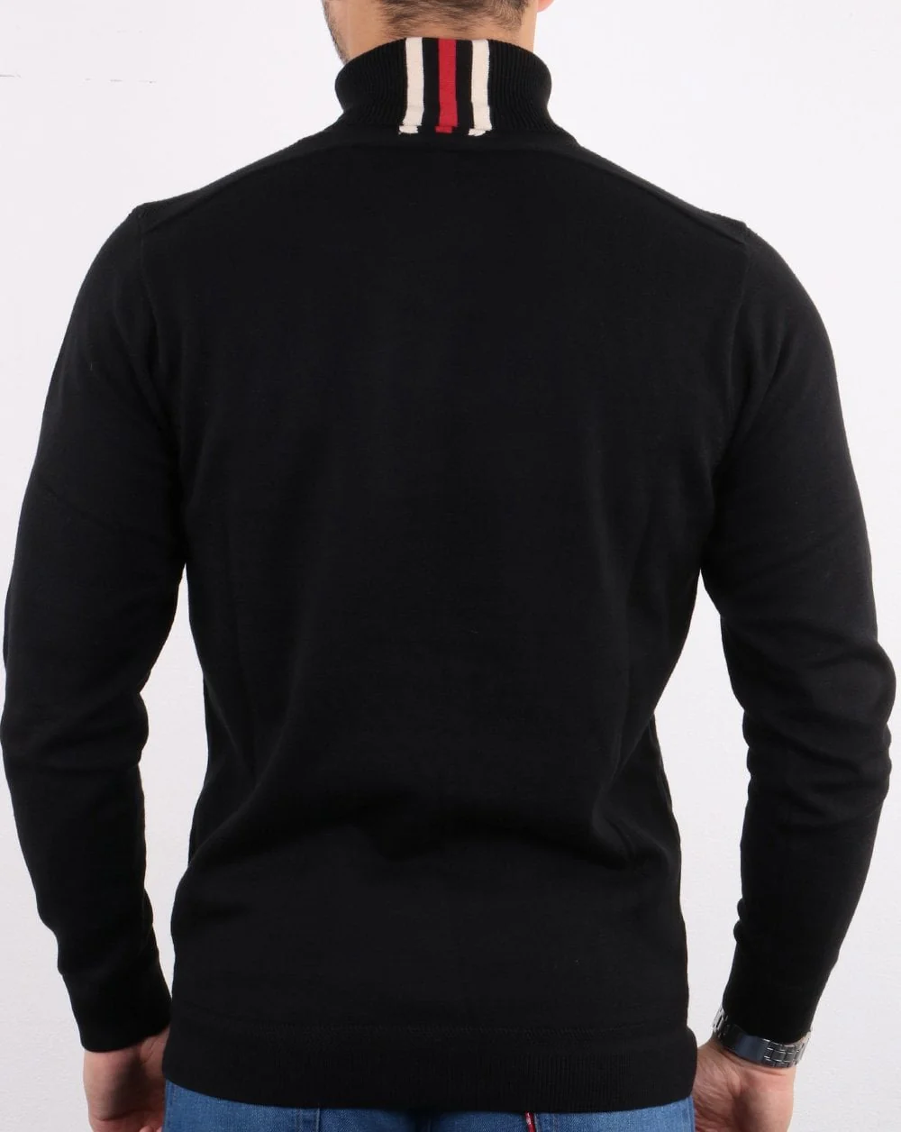 Gabicci Vintage Coaster Roll Neck Black - Image 4