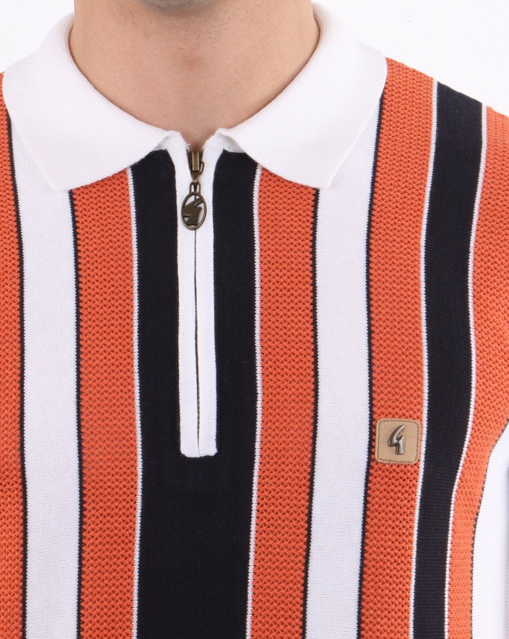Gabicci Vintage Colt Polo Shirt White - Image 4