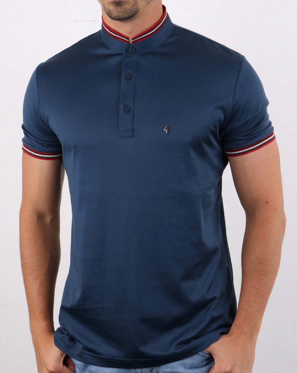 Gabicci Vintage Convoy Polo Shirt Storm