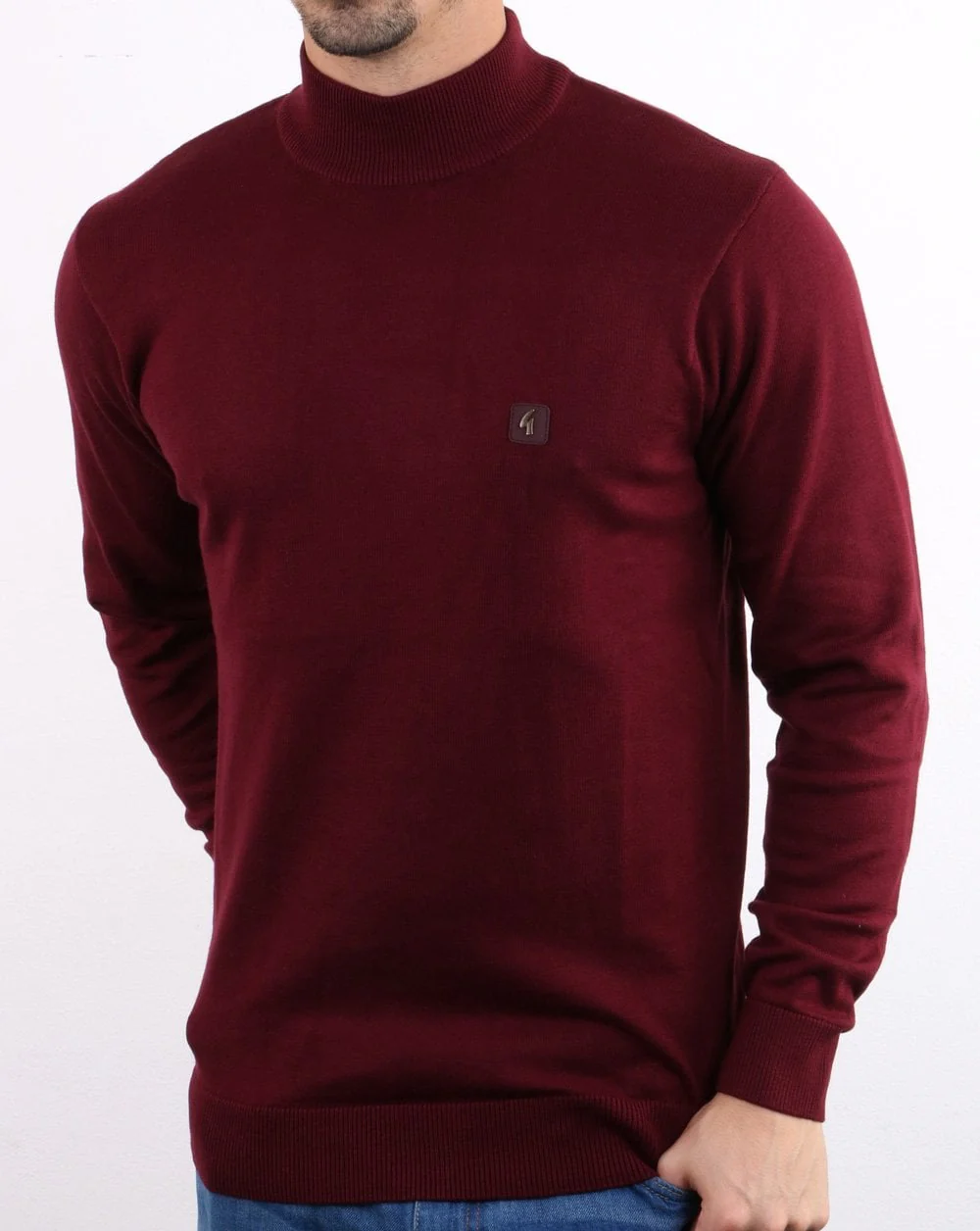 Gabicci Vintage Duke Turtle Neck Cabernet - Image 2