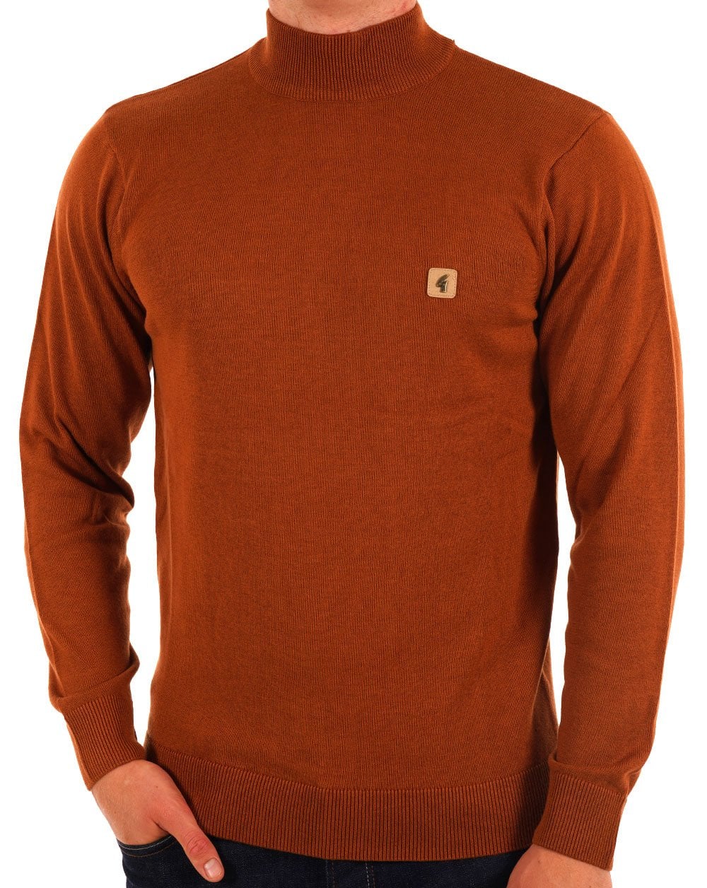 Gabicci Vintage Duke Turtle Neck Toffee