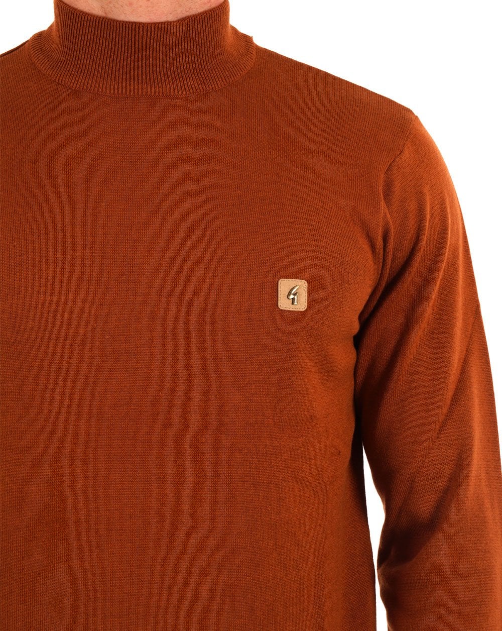 Gabicci Vintage Duke Turtle Neck Toffee - Image 3