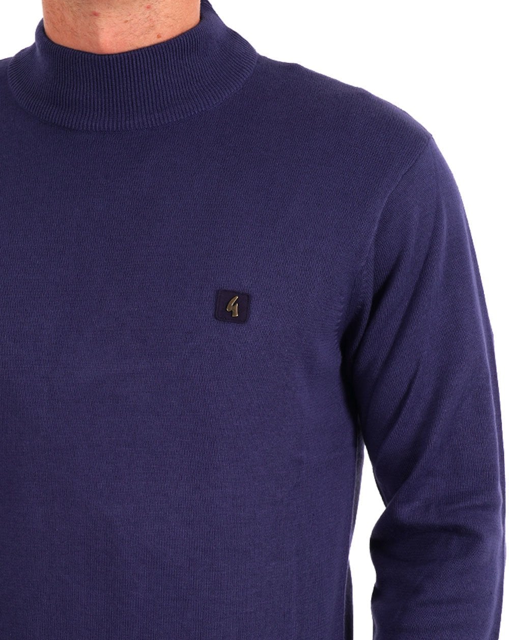Gabicci Vintage Duke Turtleneck Storm Blue - Image 2