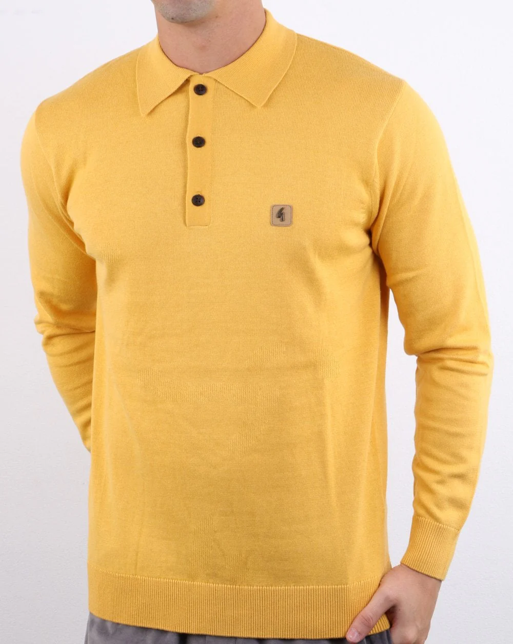 Gabicci Vintage Francesco Polo Yellow - Image 2