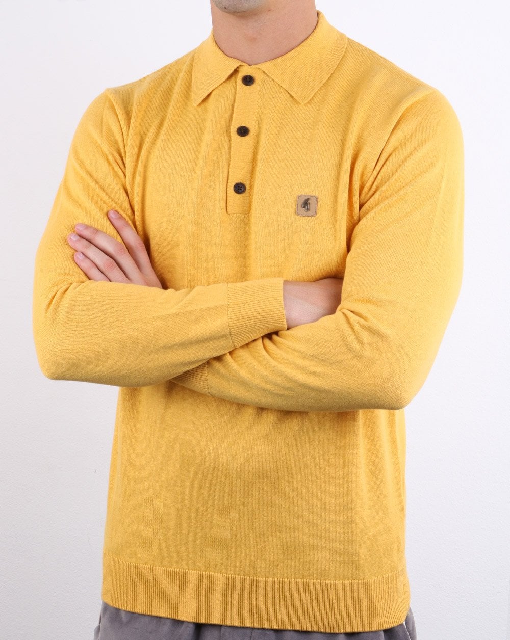 Gabicci Vintage Francesco Polo Yellow - Image 3