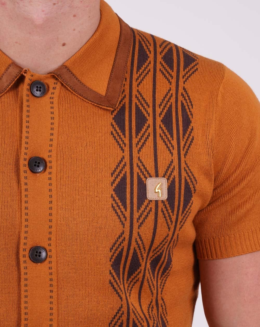 Gabicci Vintage full button cardigan Honey - Image 3