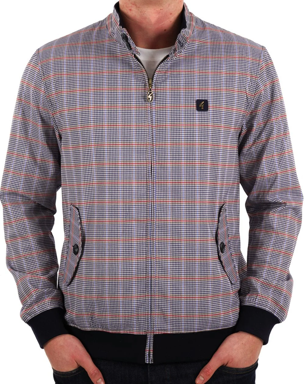 Gabicci Vintage Hadrian Check Jacket Thames - Image 2