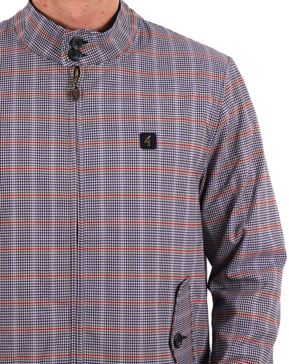 Gabicci Vintage Hadrian Check Jacket Thames - Image 3