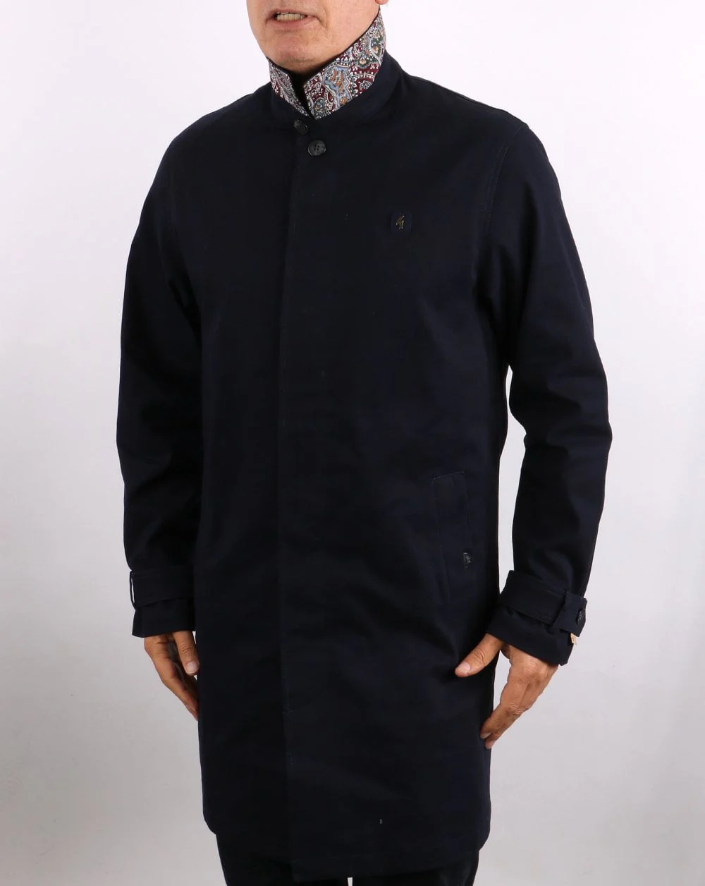 Gabicci Vintage Houghton Mac Navy - Image 3