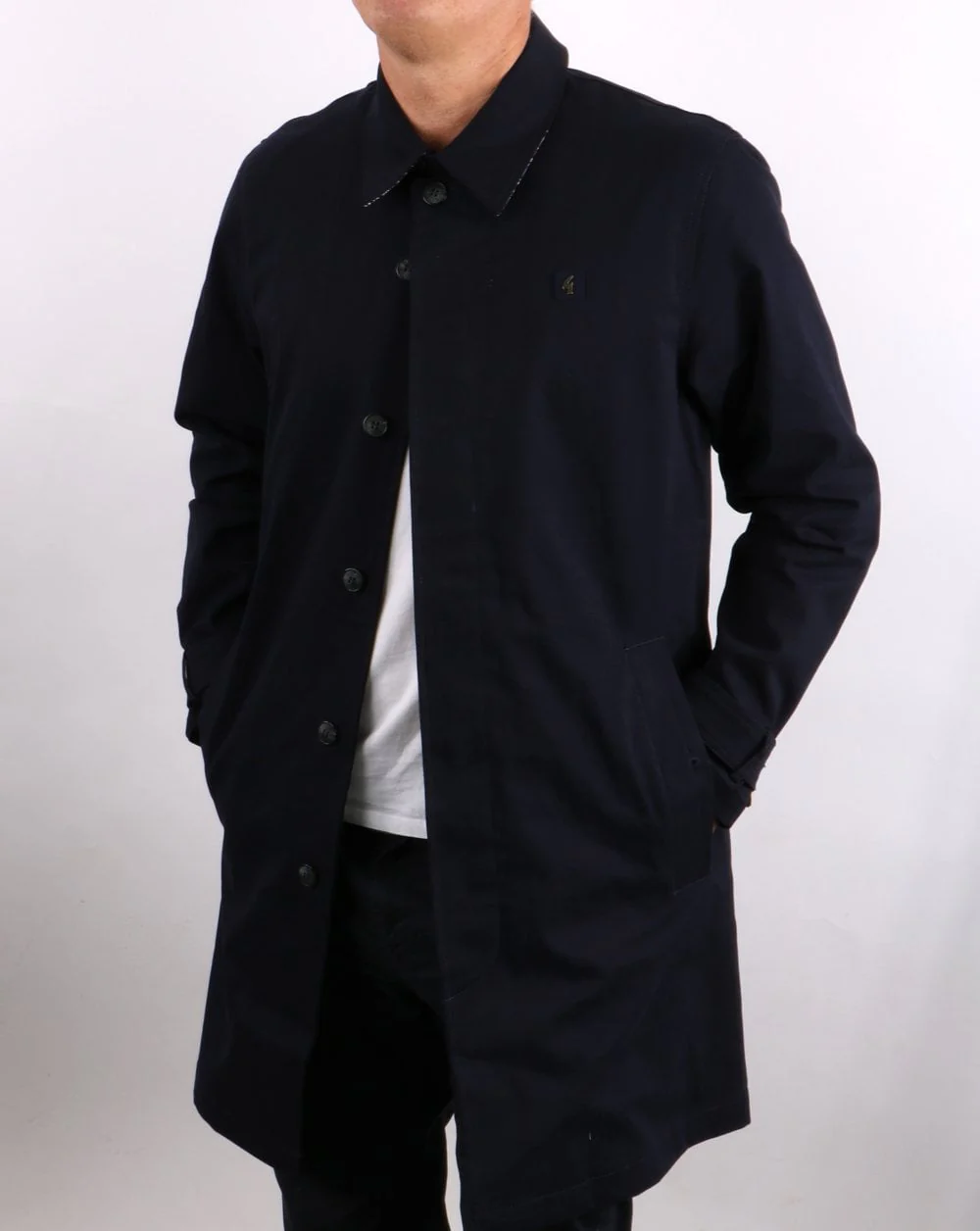 Gabicci Vintage Houghton Mac Navy - Image 7
