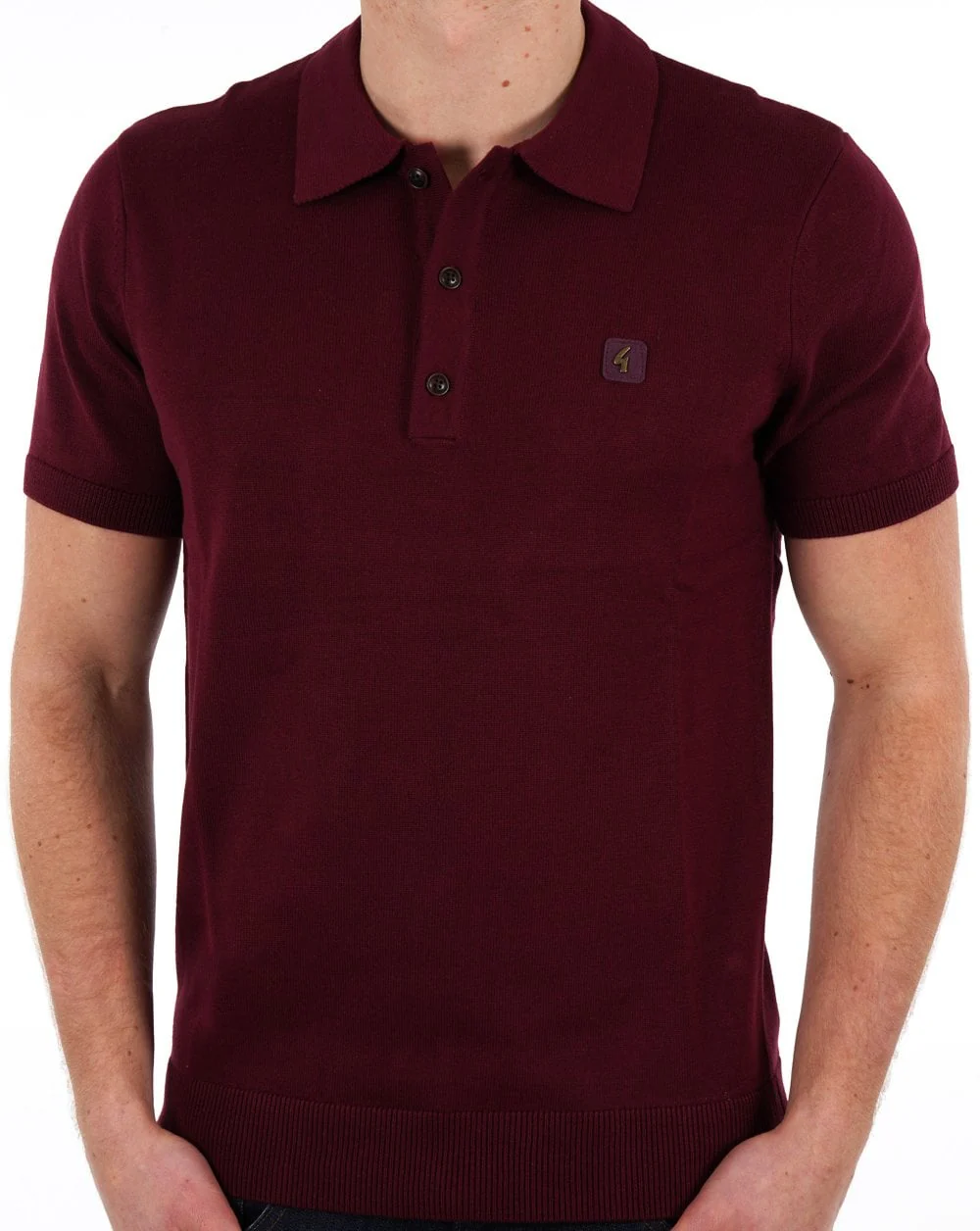Gabicci Vintage Jackson Knitted Polo Port - Image 2