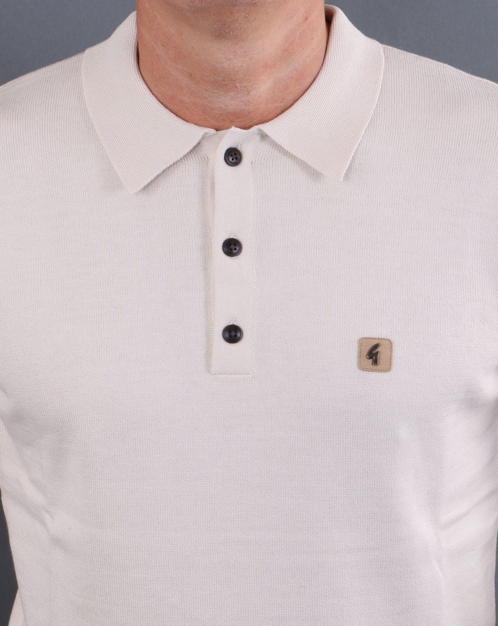 Gabicci Vintage Jackson Polo Cream - Image 3