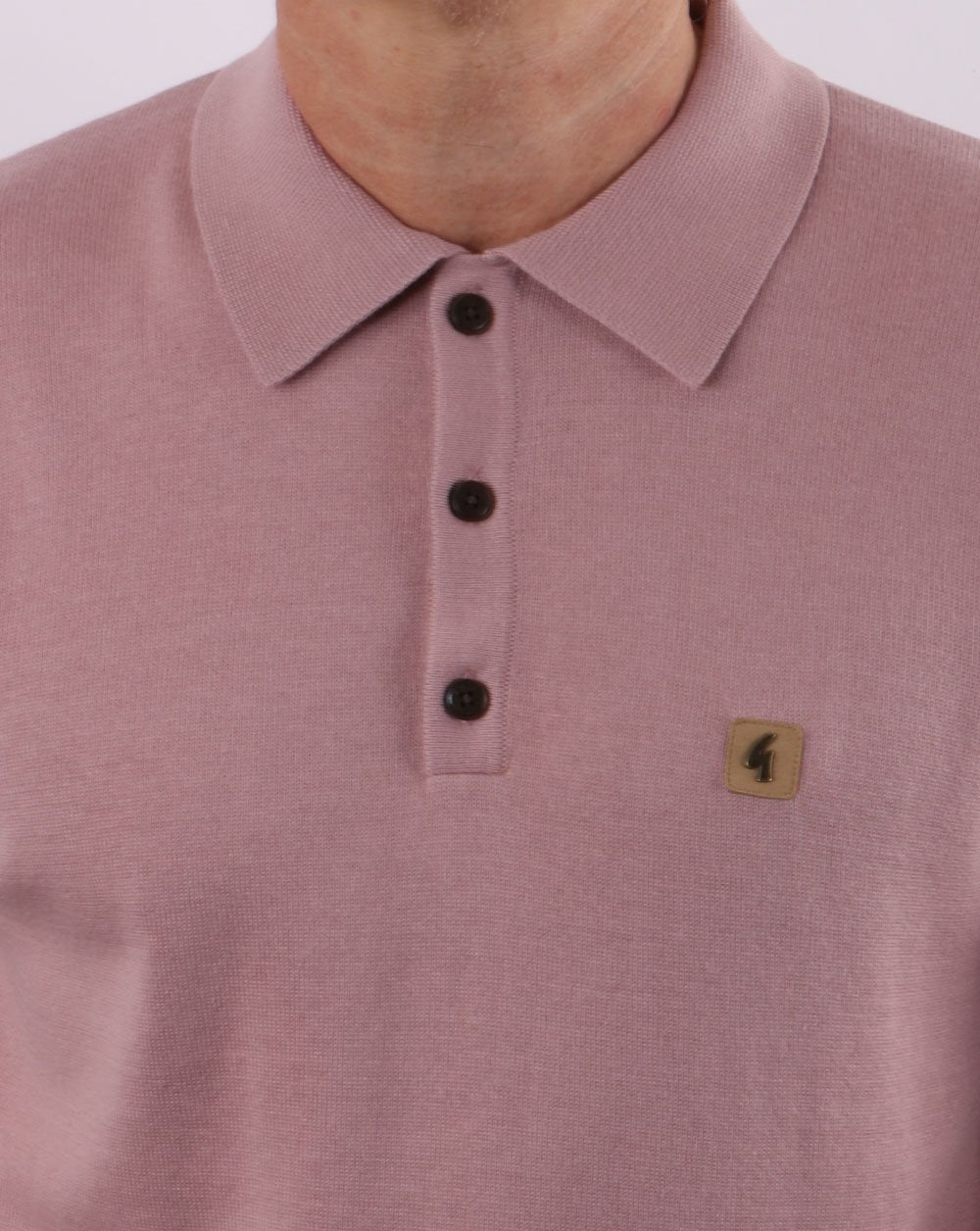 Gabicci Vintage Jackson Polo soft Pink - Image 4