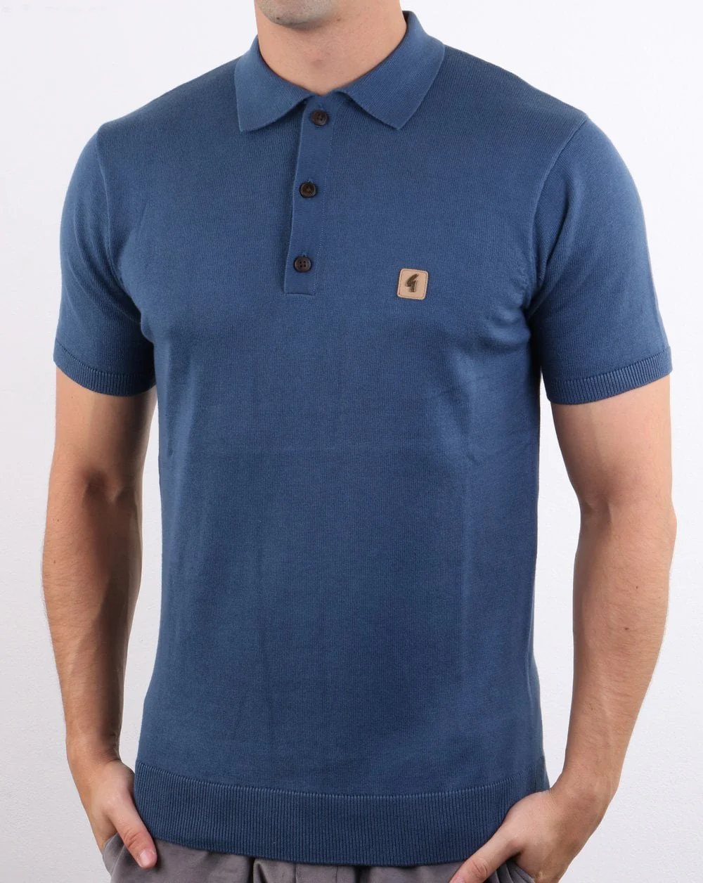 Gabicci Vintage Jackson Polo Storm Blue