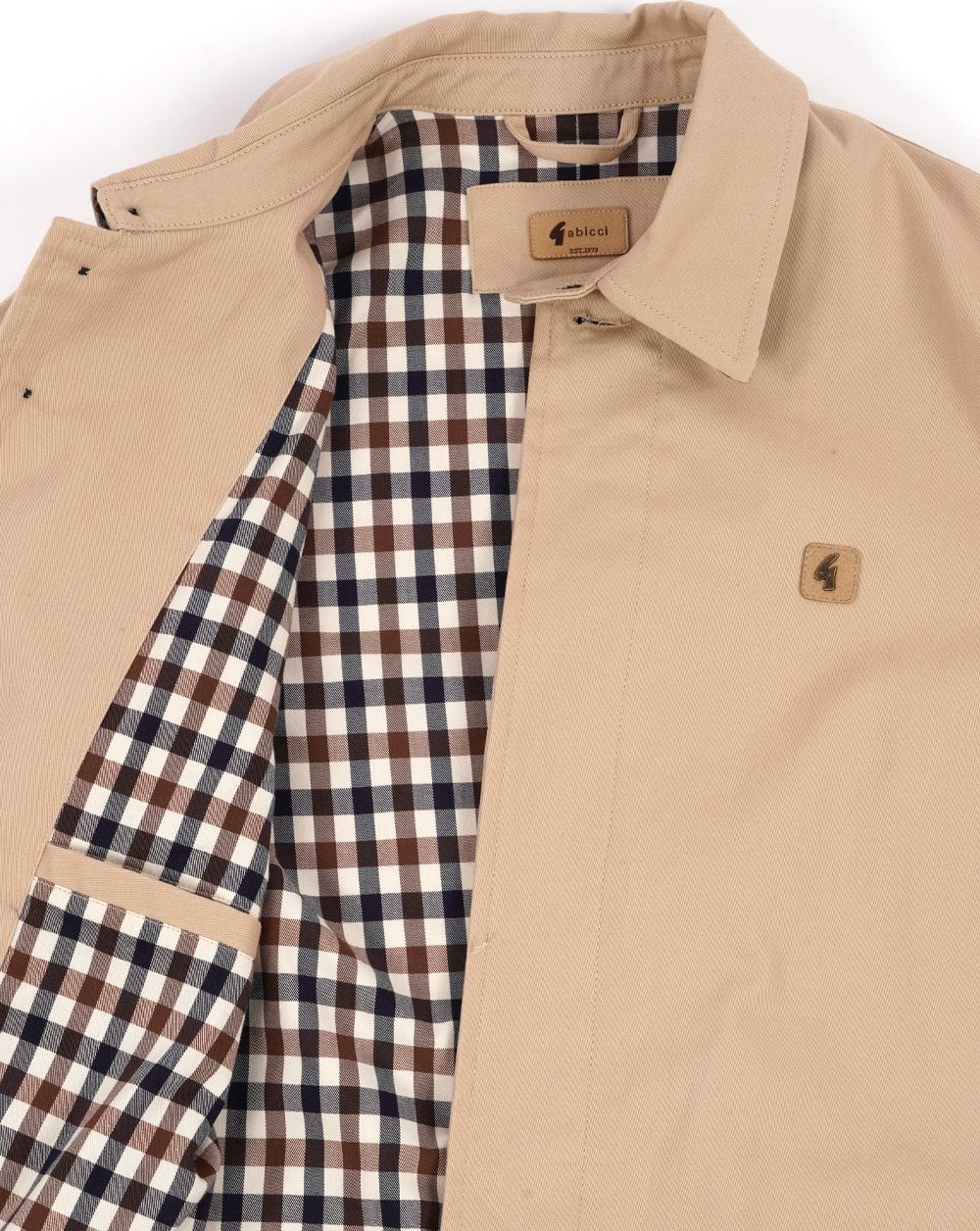 Gabicci Vintage Mac Stone Check Collar - Image 4