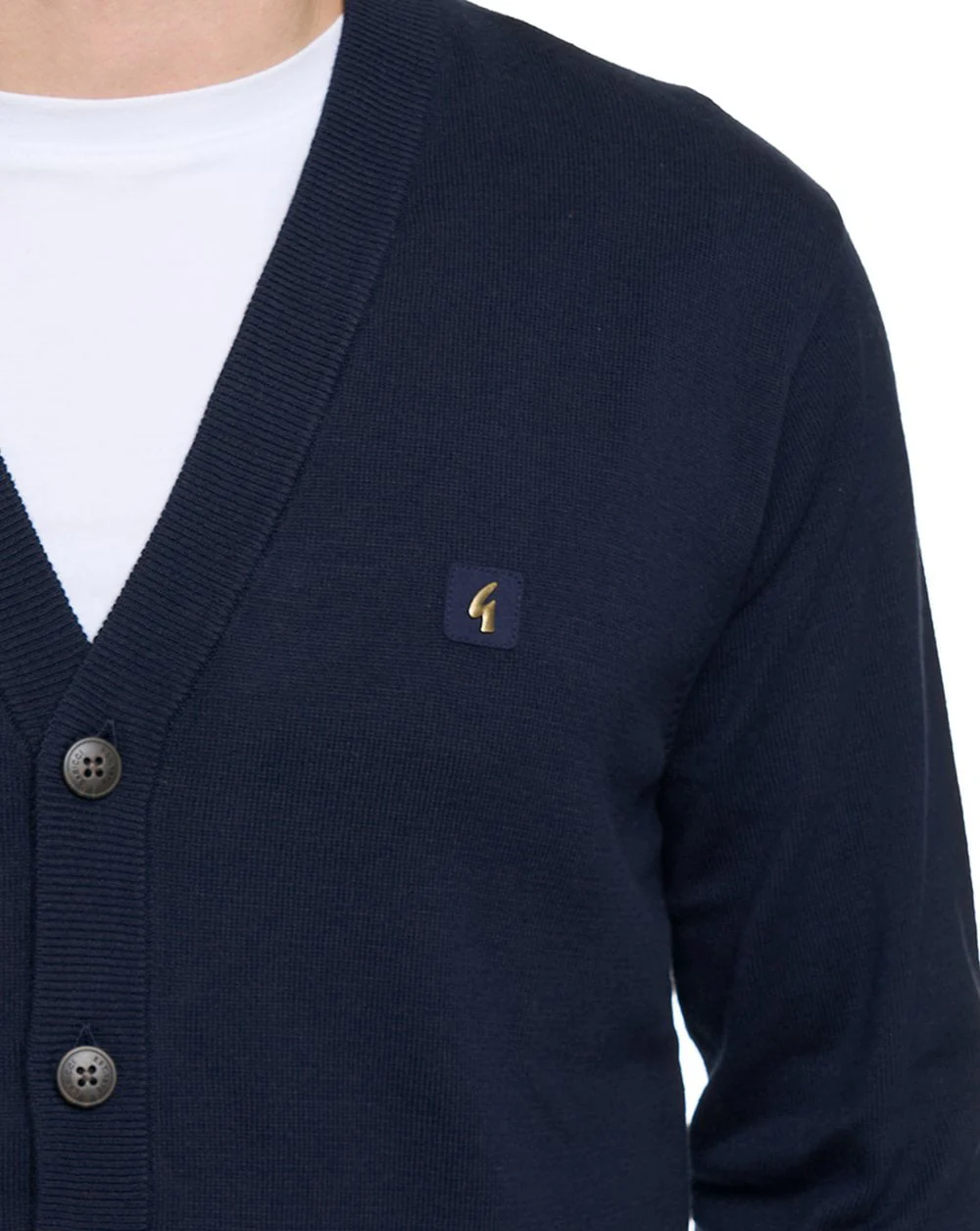 Gabicci Vintage Cardigan Navy - Image 3