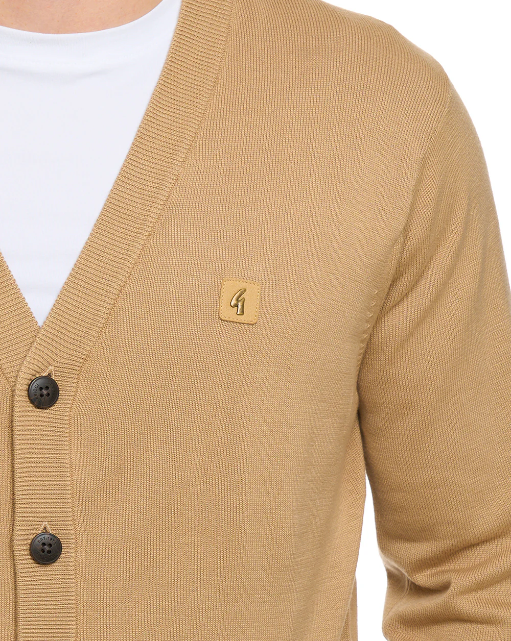 Gabicci Vintage Cardigan Sandstone - Image 3