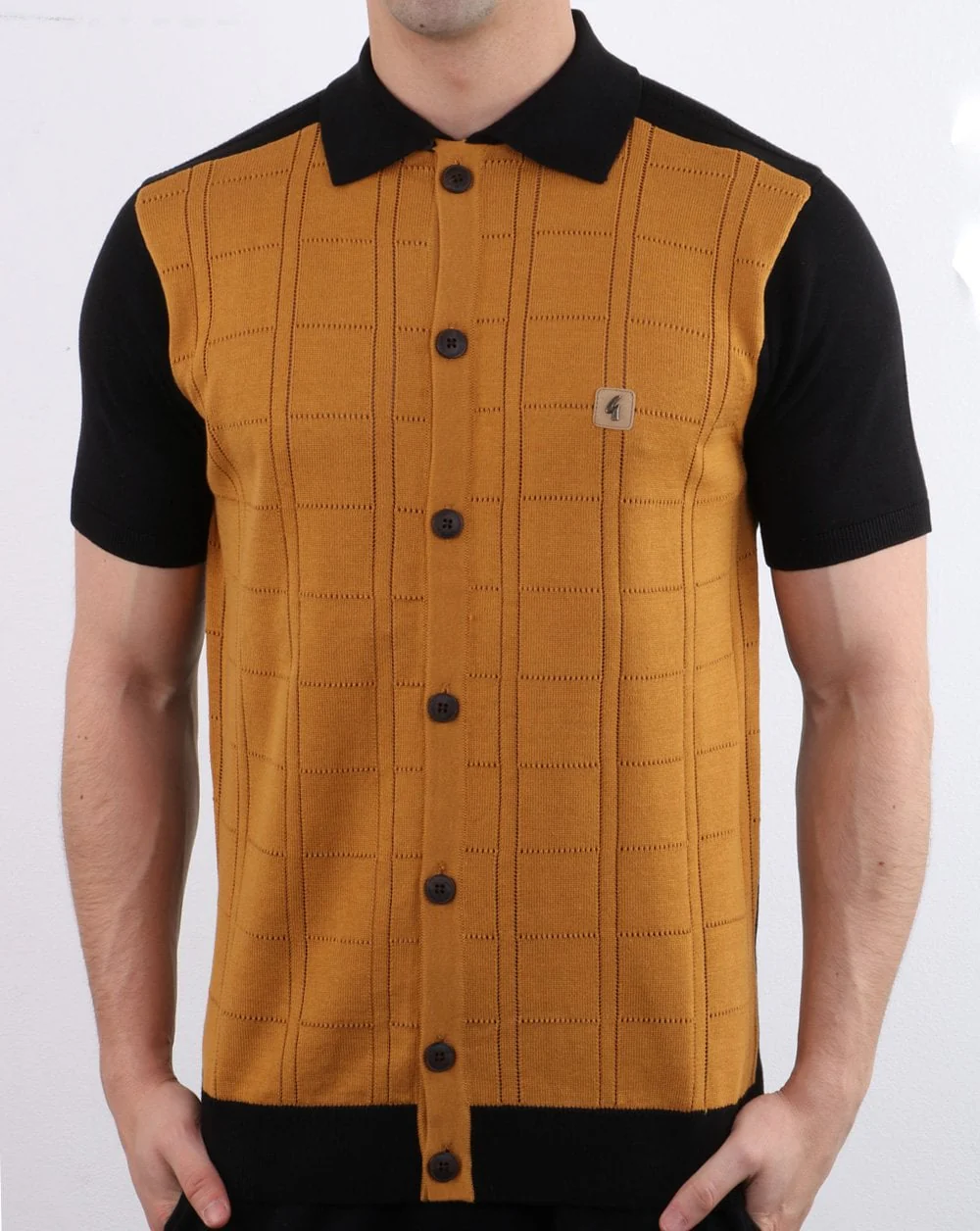 Gabicci Vintage Morgan Polo Shirt Black