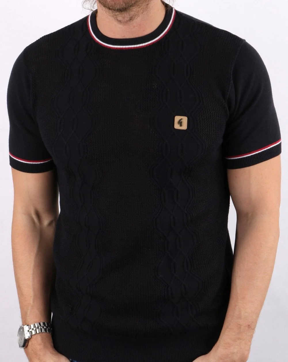 Gabicci Vintage Newman Knit in Navy