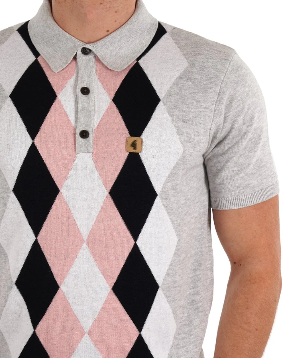 Gabicci Vintage Pablo Polo Grey - Image 2