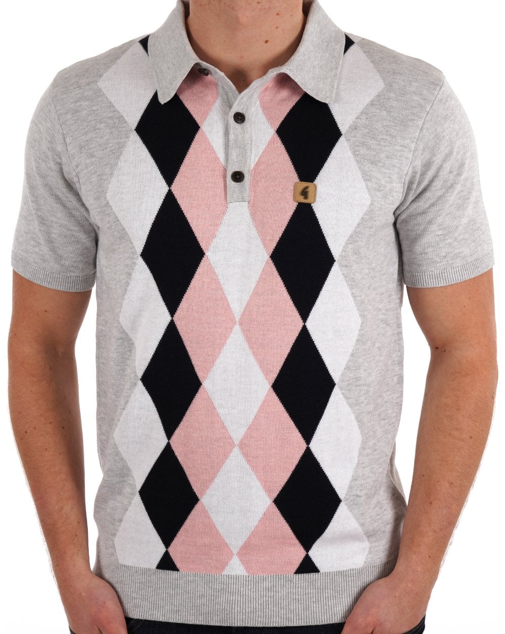Gabicci Vintage Pablo Polo Grey - Image 3