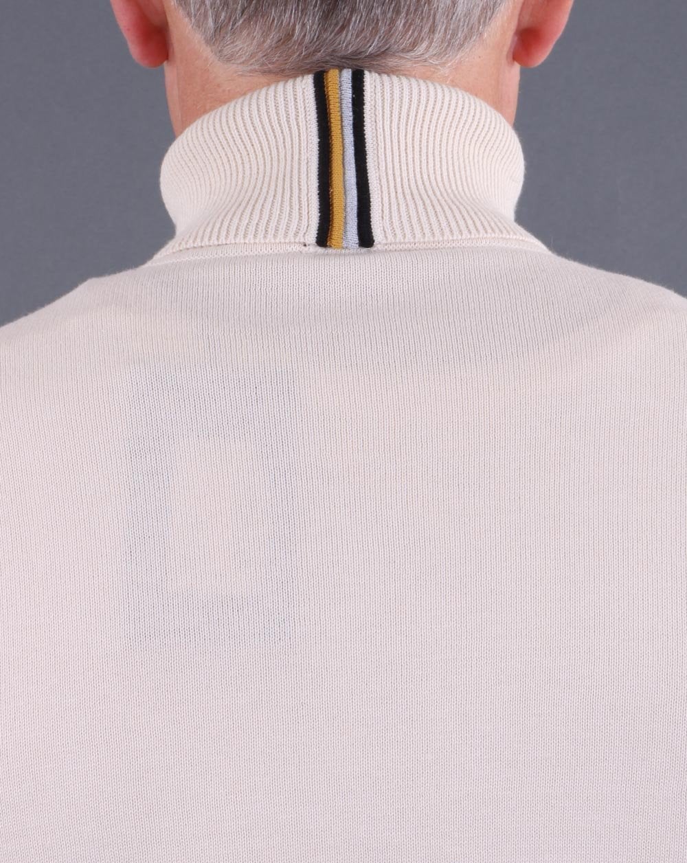 Gabicci Vintage Pacino Roll Neck Cream - Image 3