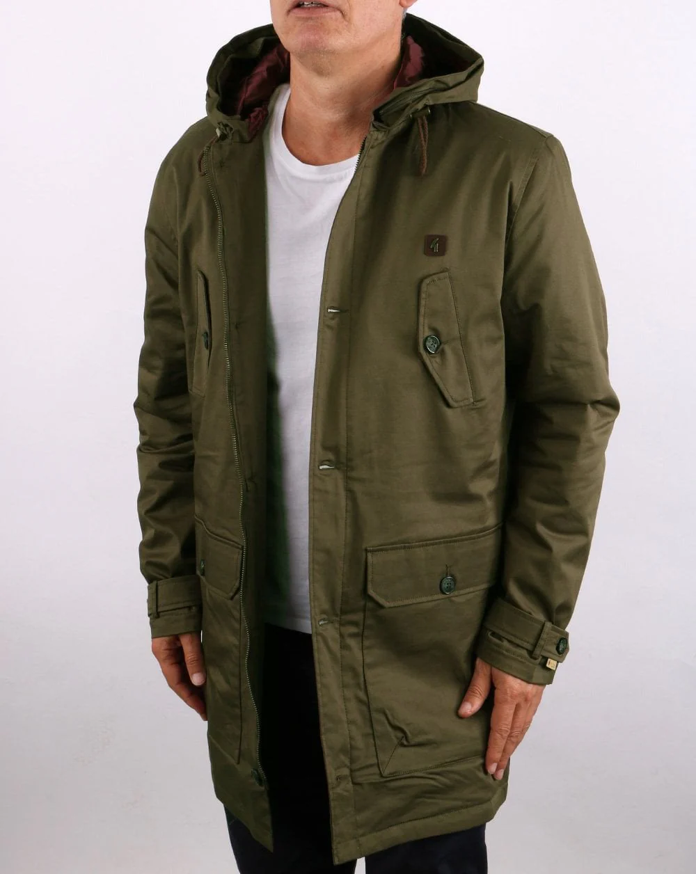 Gabicci Vintage Paxton Parka Green - Image 6