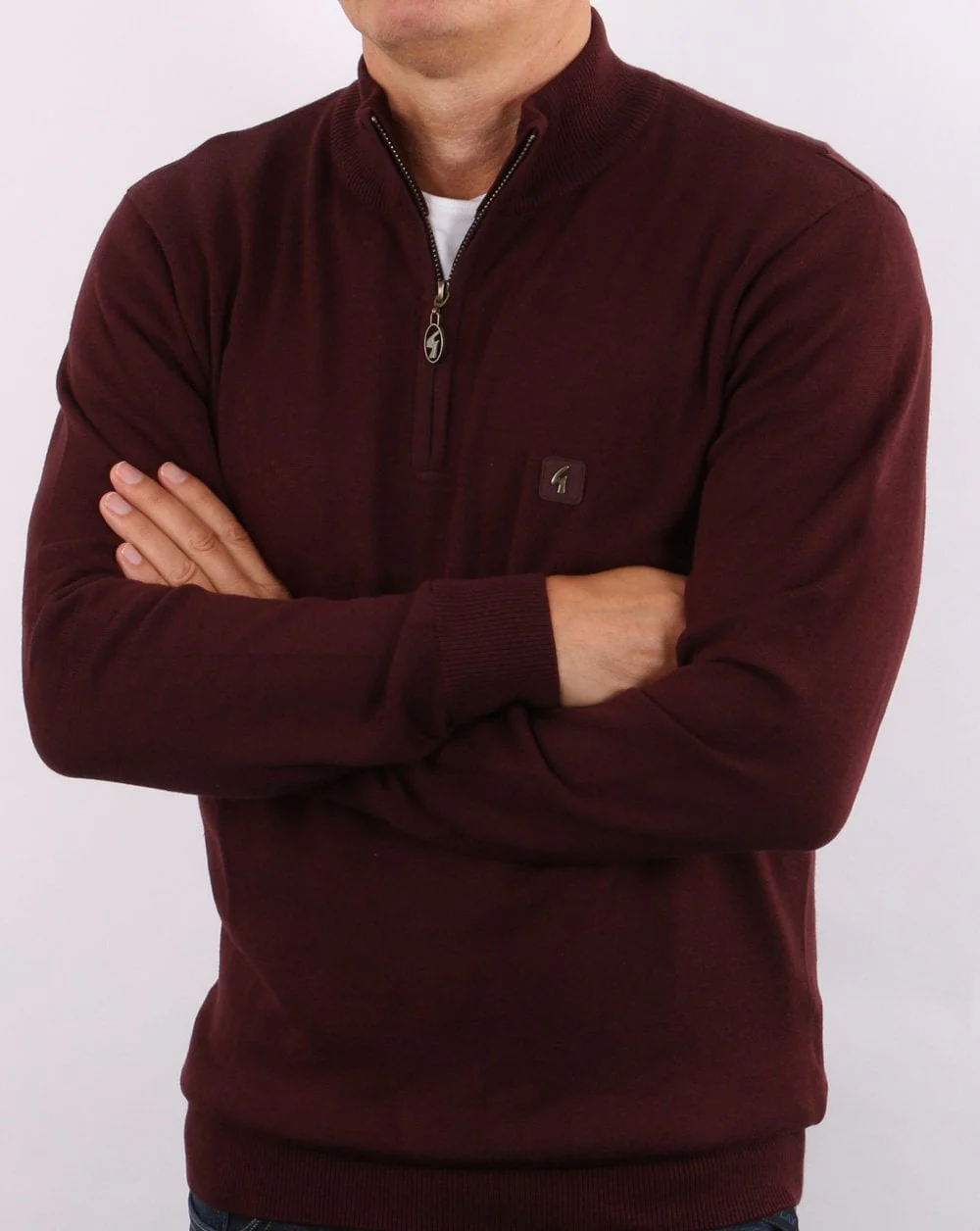 Gabicci Vintage Quarter Zip Port - Image 4