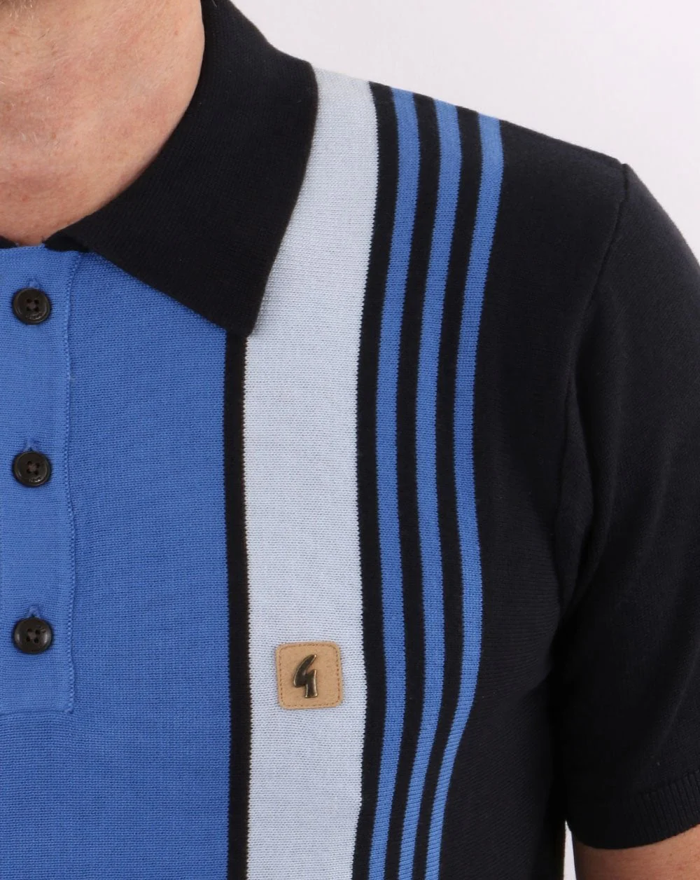 Gabicci Vintage Searle Polo Navy - Image 2