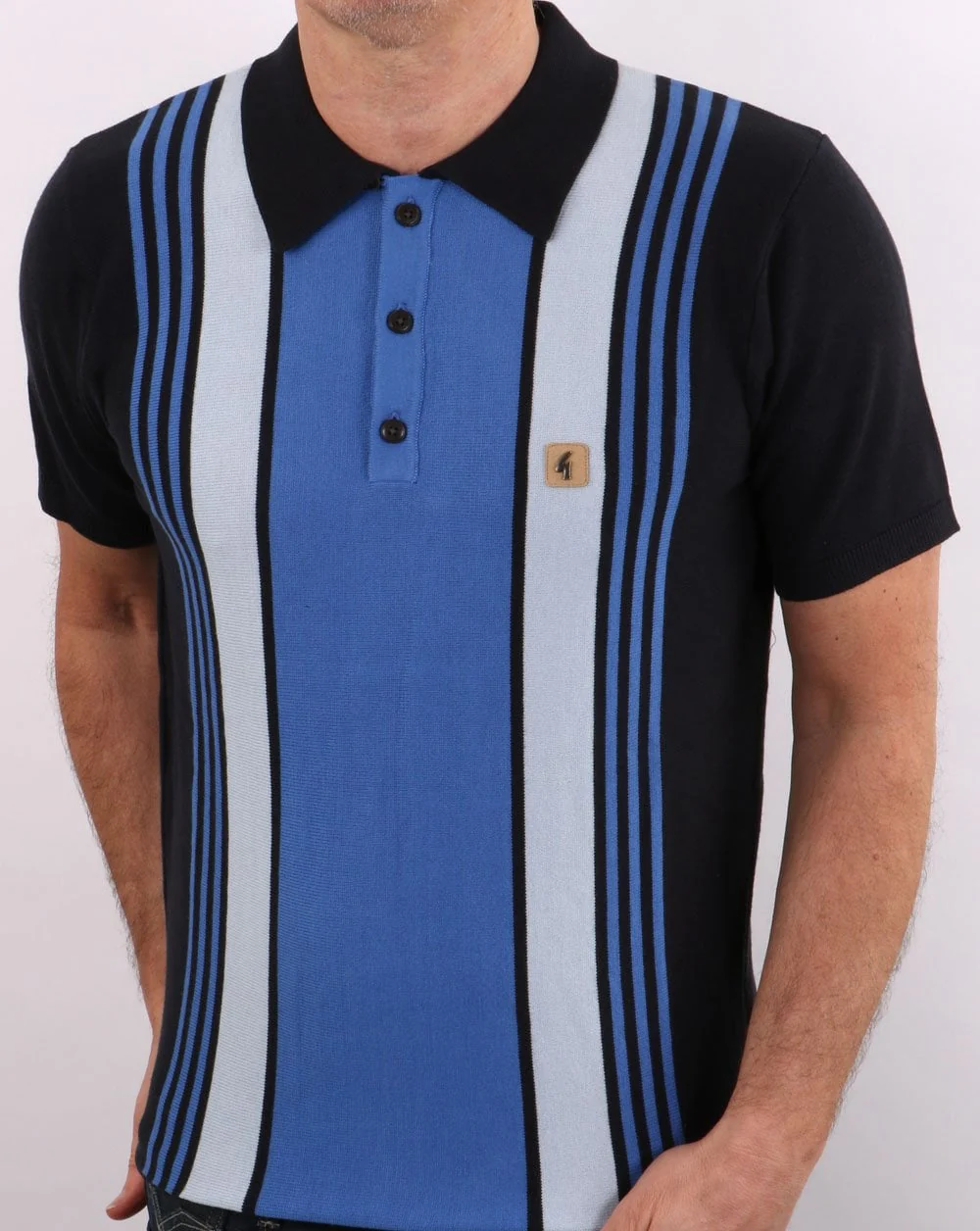Gabicci Vintage Searle Polo Navy - Image 3