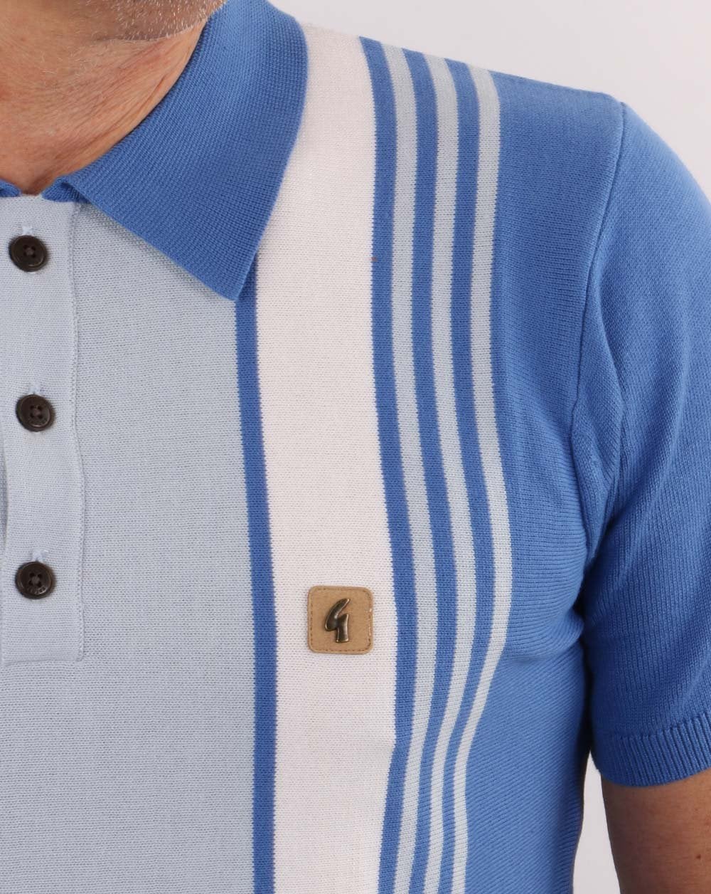 Gabicci Vintage Searle Polo Royal/sky - Image 2