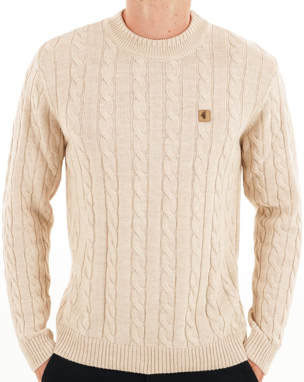 Gabicci Vintage Temor Cable Knit Linen
