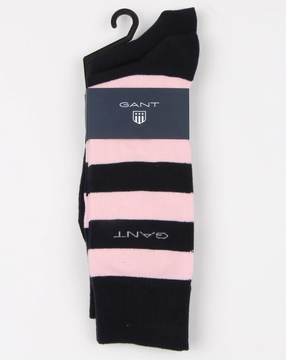 Gant 2 Pack Bar Stripe Socks Shadow Rose