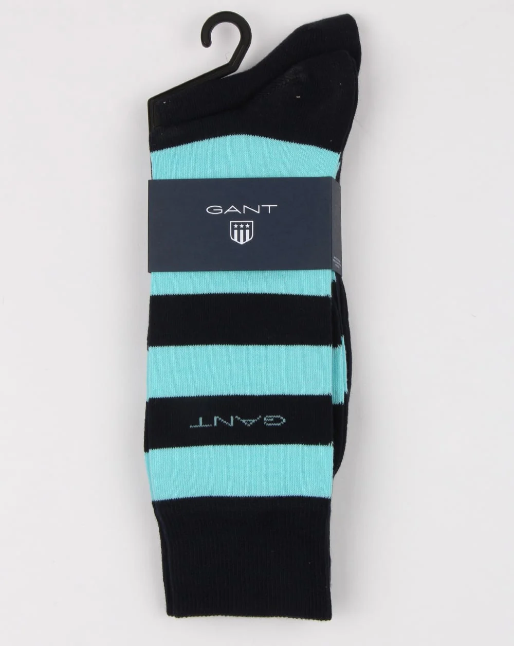 Gant 2 Pack Bar Stripe Socks Topaz Blue