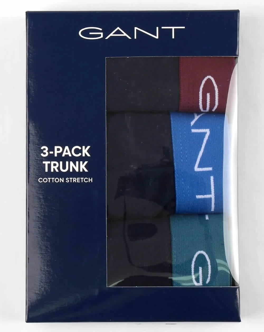 Gant 3 Pack Cotton Boxer Shorts Navy - Image 2