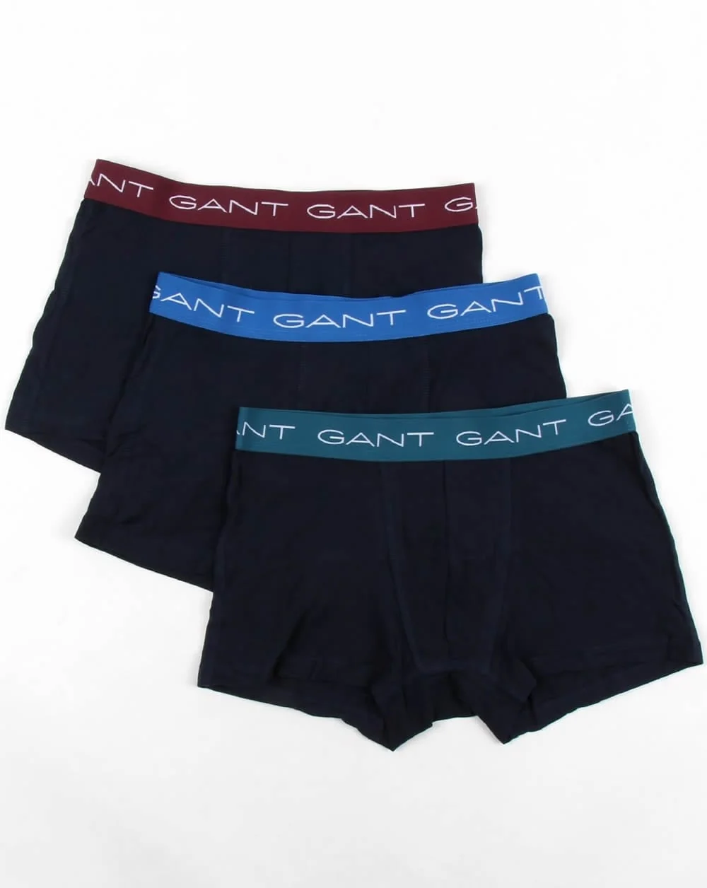Gant 3 Pack Cotton Boxer Shorts Navy - Image 3