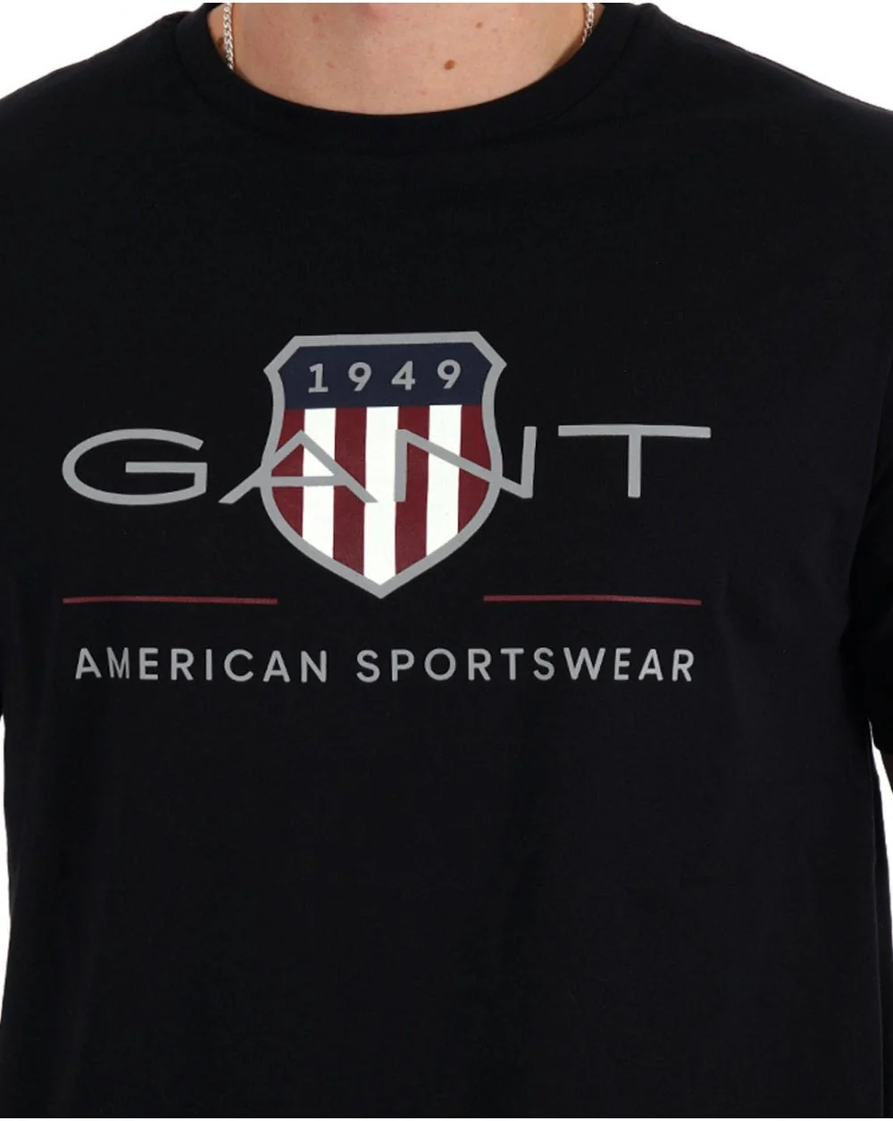 Gant Archive Shield T Shirt Black - Image 2
