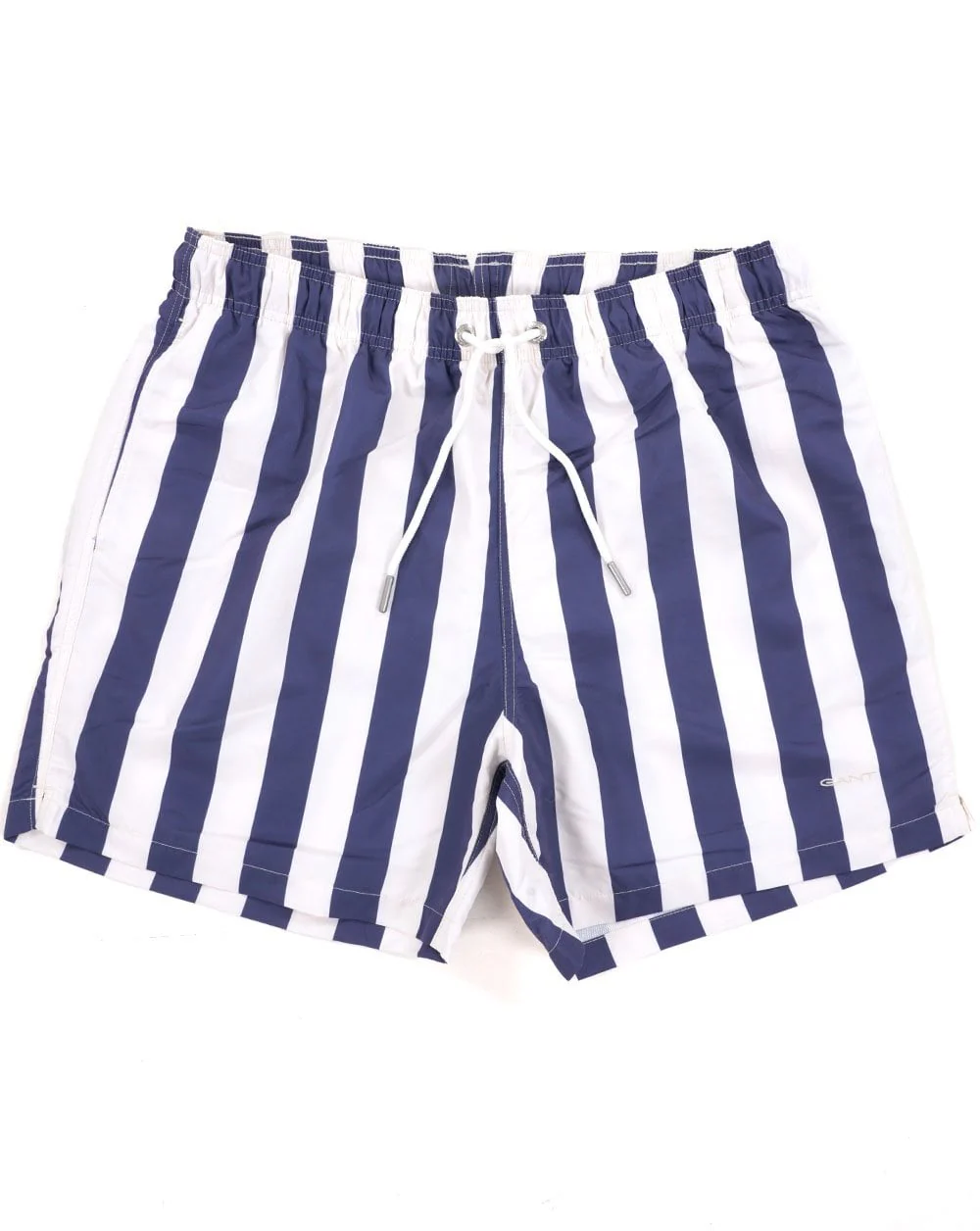 Gant Block Stripe Swim Shorts Navy/Off White