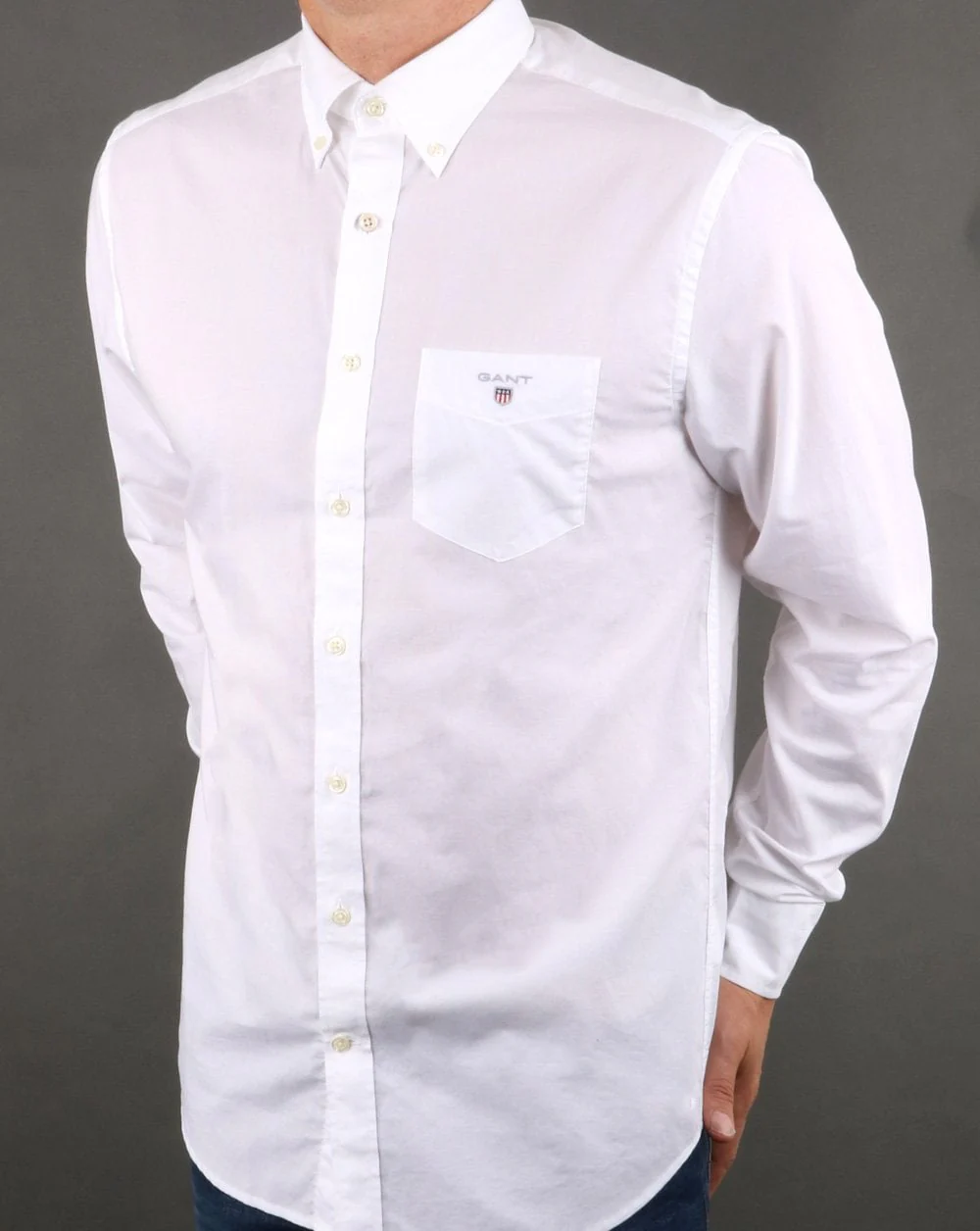 Gant Broadcloth Shirt White - Image 2