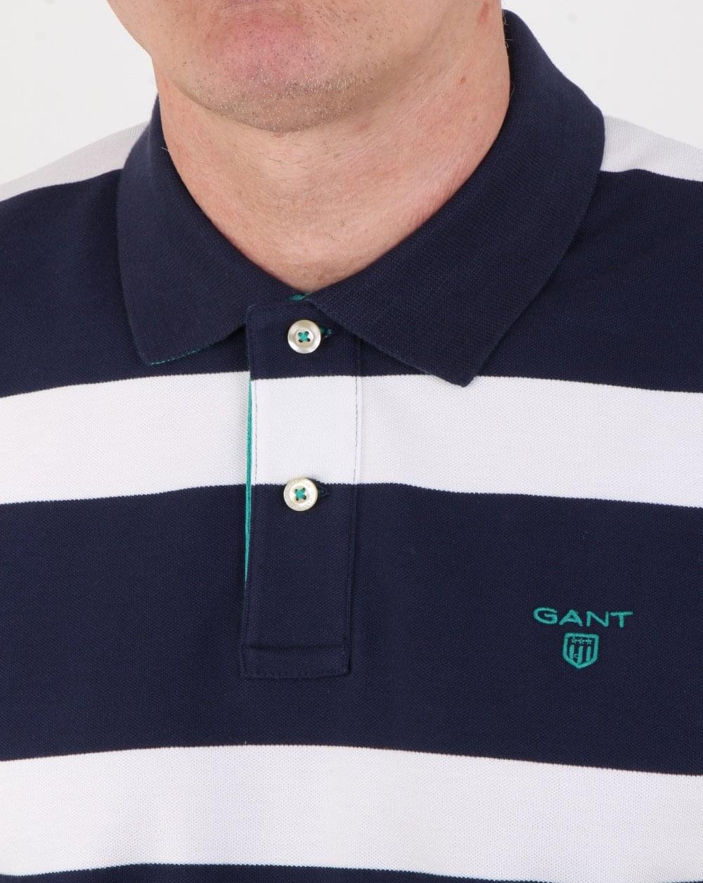 Gant Contrast Collar Rugger Marine - Image 2