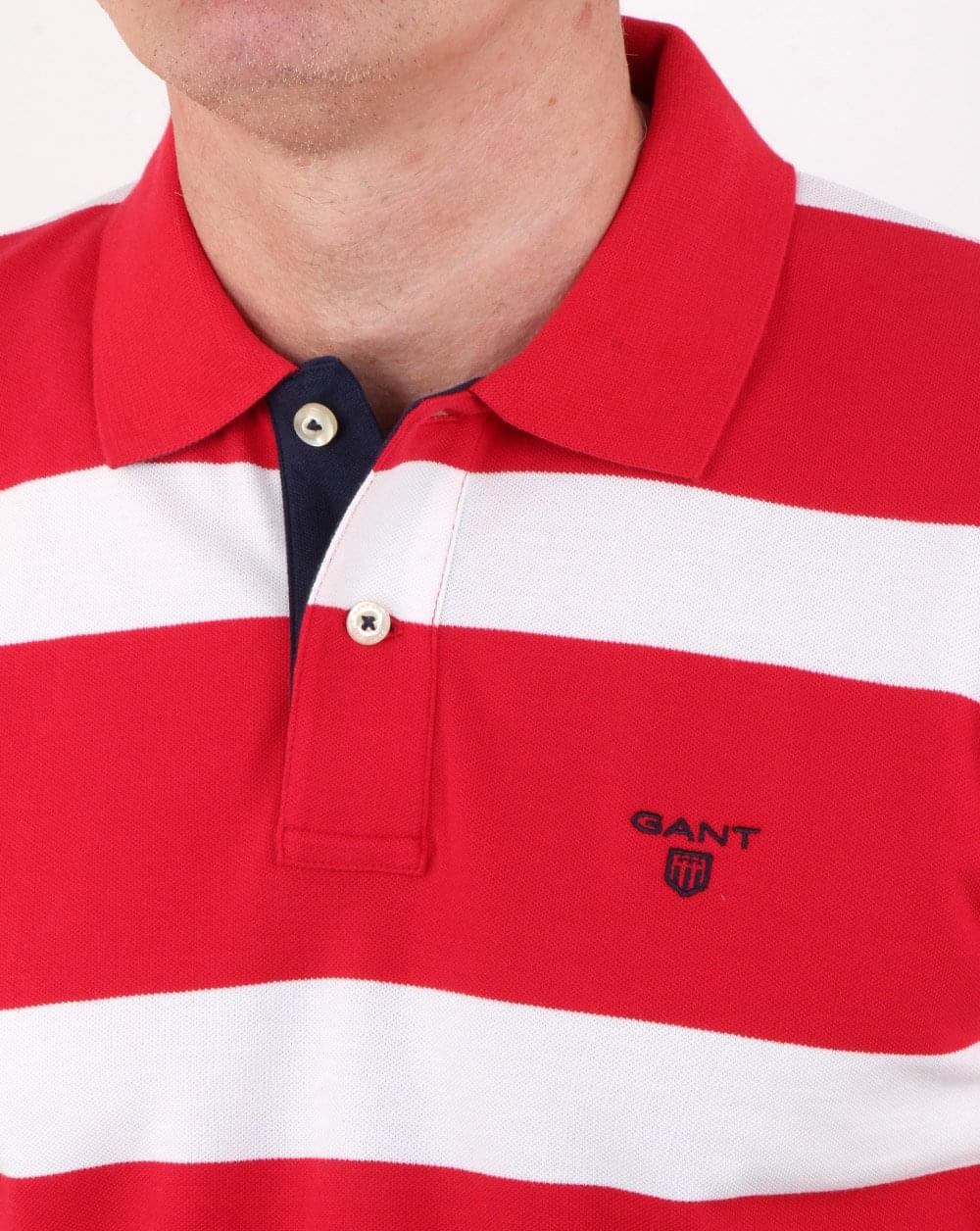 Gant Contrast Collar Rugger Red - Image 2