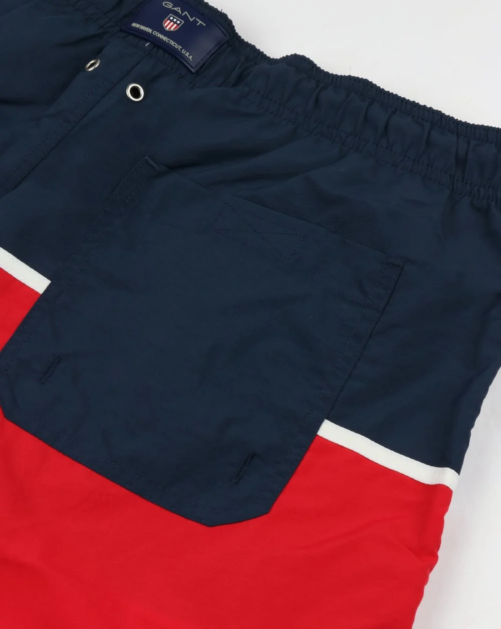 Gant Cut & Sewn Swim Shorts Bright Red - Image 4