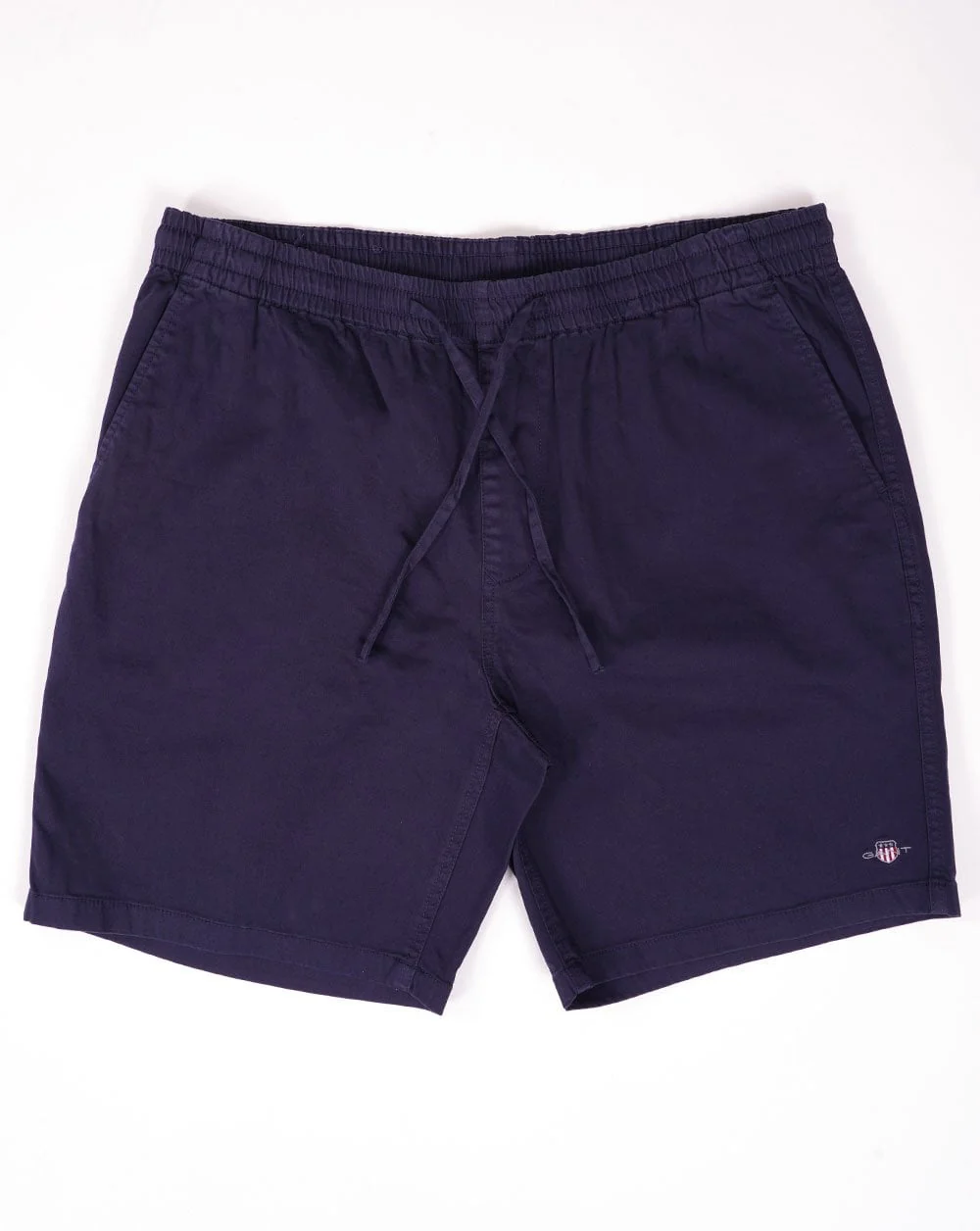 Gant Drawstring Logo Shorts Navy