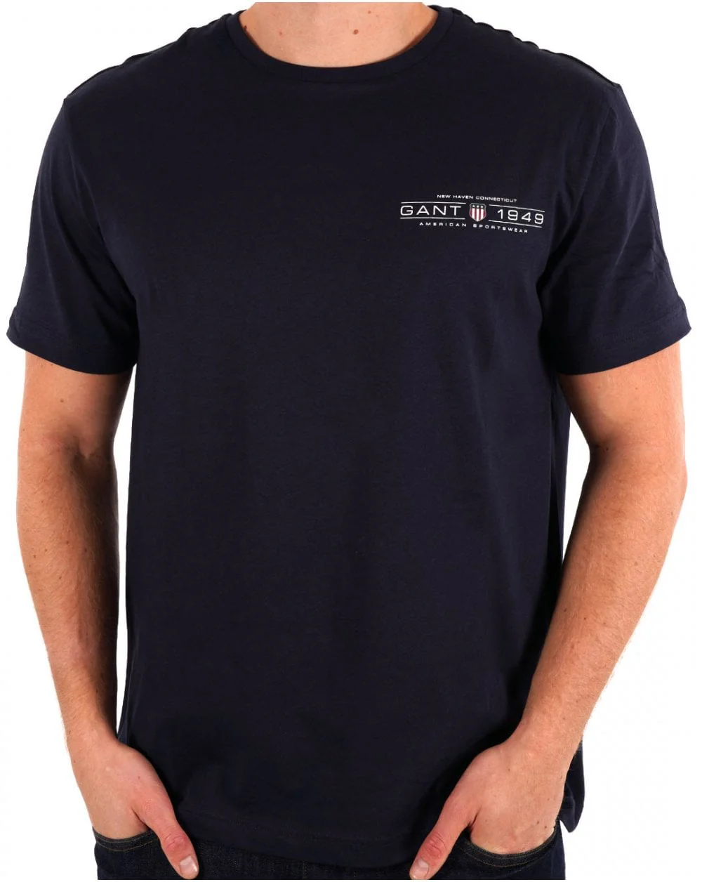 Gant Graphic T-Shirt Navy Blue