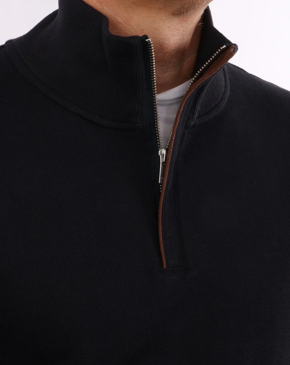 Gant Half Zip Jumper Navy - Image 3