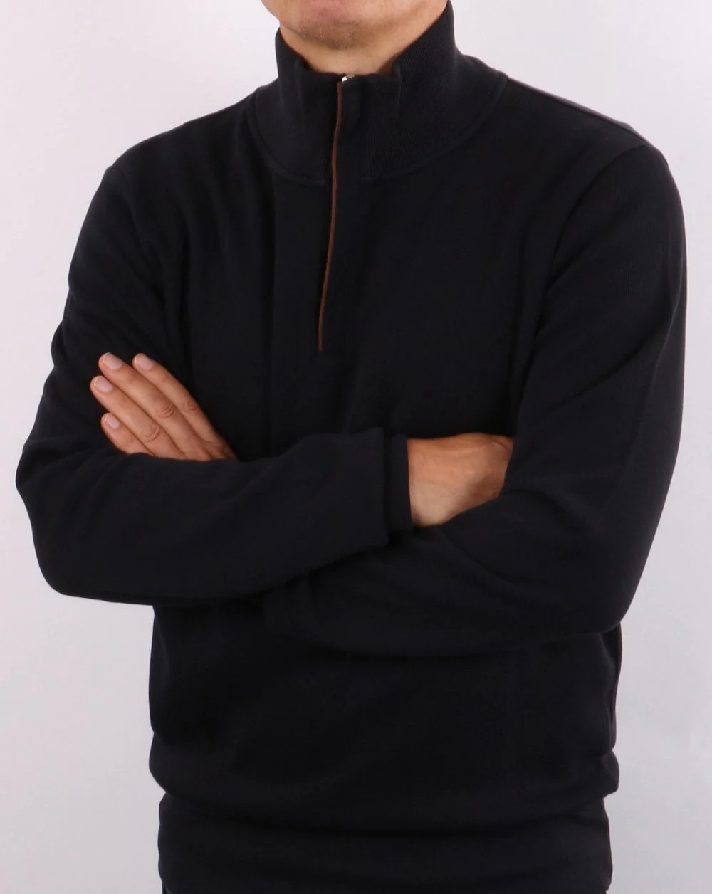 Gant Half Zip Jumper Navy - Image 4