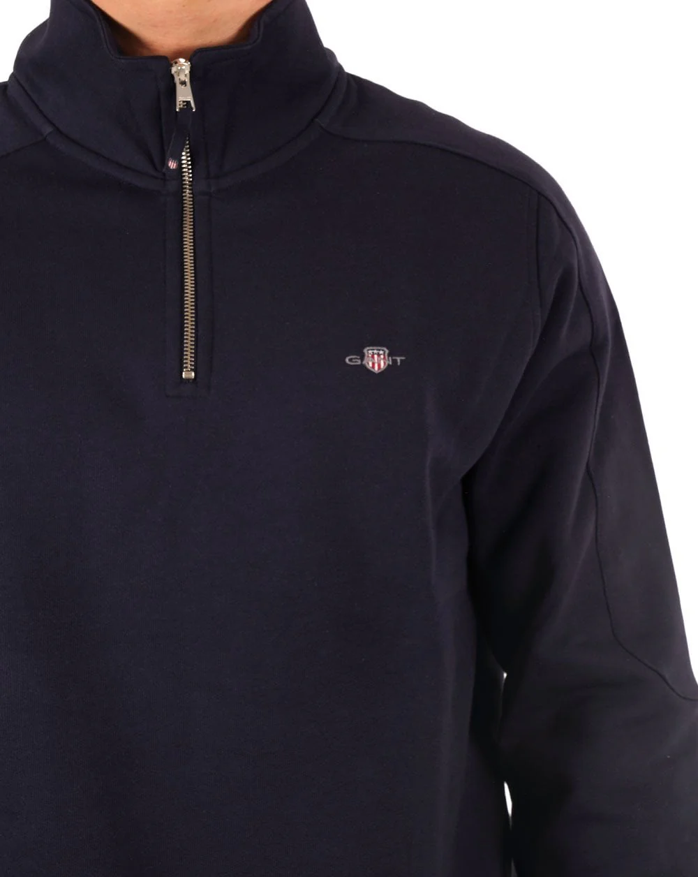 Gant Half Zip Sweatshirt Navy Blue - Image 2
